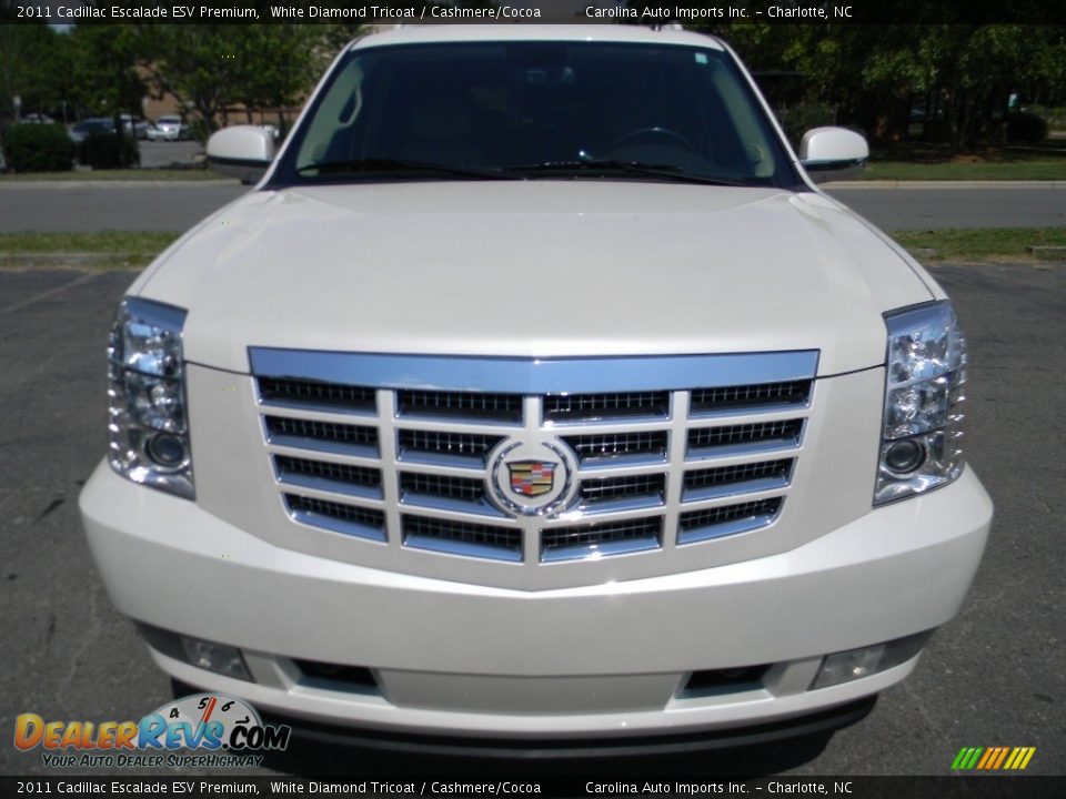 2011 Cadillac Escalade ESV Premium White Diamond Tricoat / Cashmere/Cocoa Photo #5