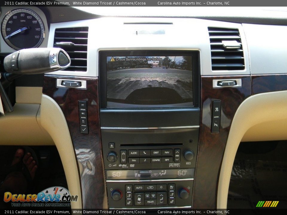 2011 Cadillac Escalade ESV Premium White Diamond Tricoat / Cashmere/Cocoa Photo #16