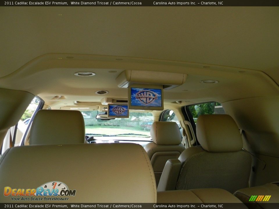 2011 Cadillac Escalade ESV Premium White Diamond Tricoat / Cashmere/Cocoa Photo #20