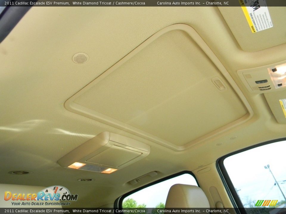2011 Cadillac Escalade ESV Premium White Diamond Tricoat / Cashmere/Cocoa Photo #24