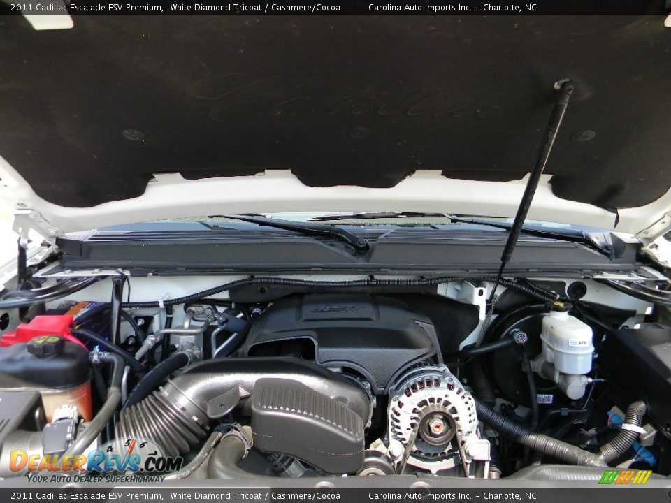 2011 Cadillac Escalade ESV Premium White Diamond Tricoat / Cashmere/Cocoa Photo #25