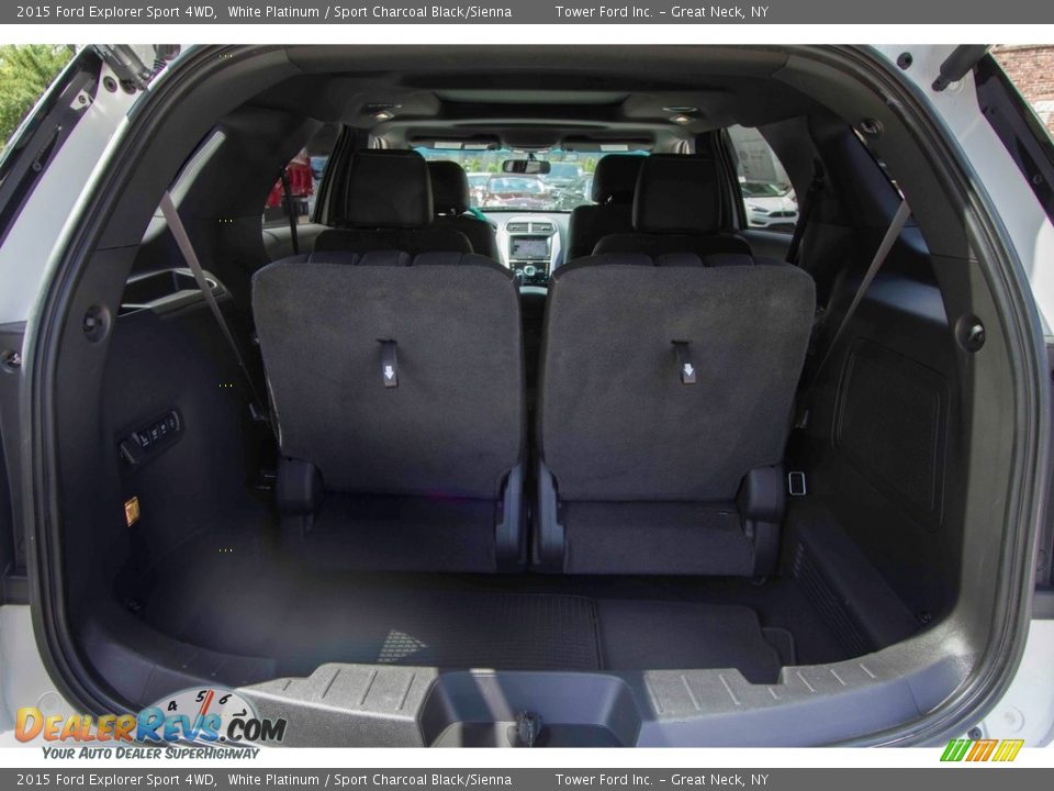 2015 Ford Explorer Sport 4WD White Platinum / Sport Charcoal Black/Sienna Photo #7