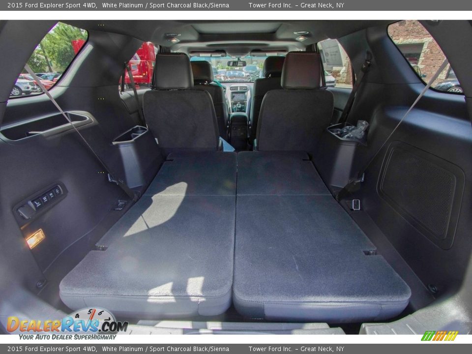 2015 Ford Explorer Sport 4WD White Platinum / Sport Charcoal Black/Sienna Photo #8
