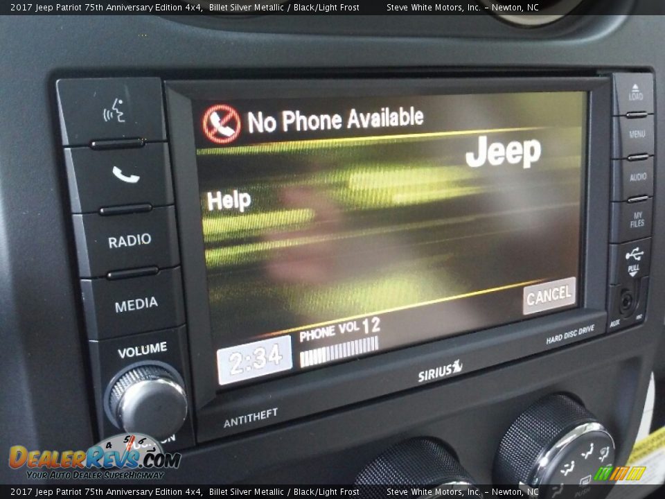 2017 Jeep Patriot 75th Anniversary Edition 4x4 Billet Silver Metallic / Black/Light Frost Photo #19