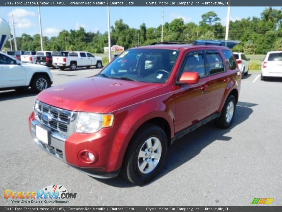 2012 Ford Escape Limited V6 4WD Toreador Red Metallic / Charcoal Black Photo #1