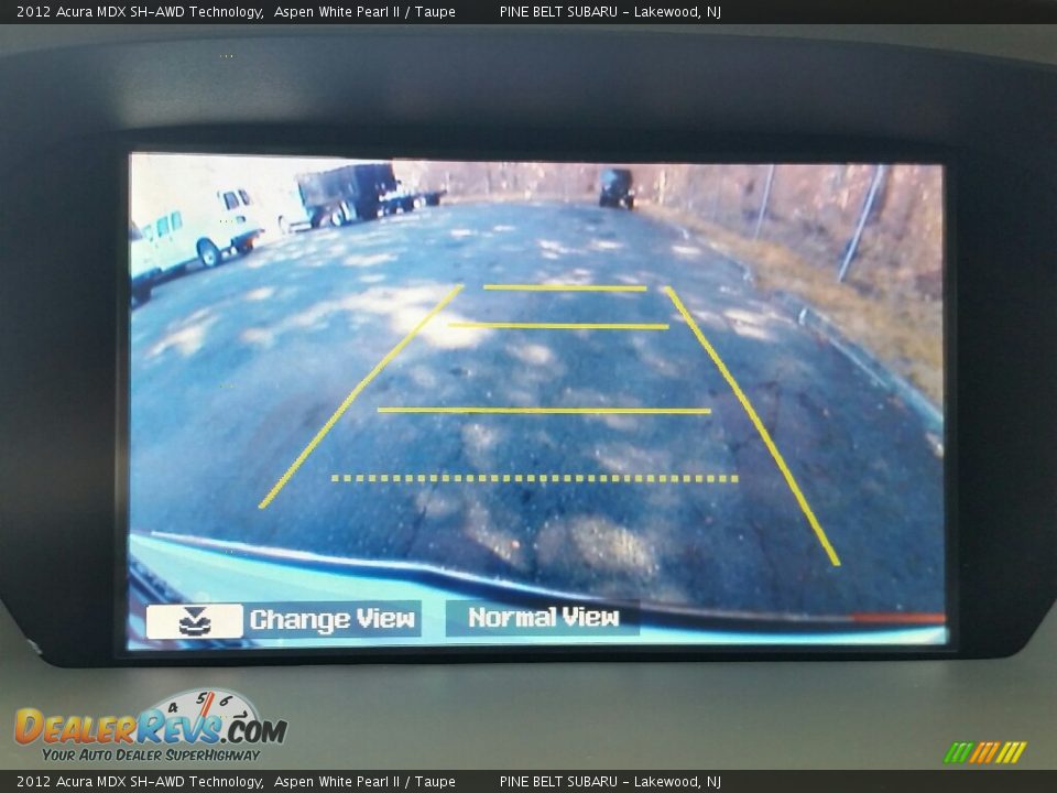 2012 Acura MDX SH-AWD Technology Aspen White Pearl II / Taupe Photo #31