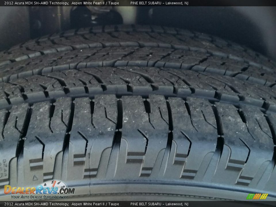 2012 Acura MDX SH-AWD Technology Aspen White Pearl II / Taupe Photo #33