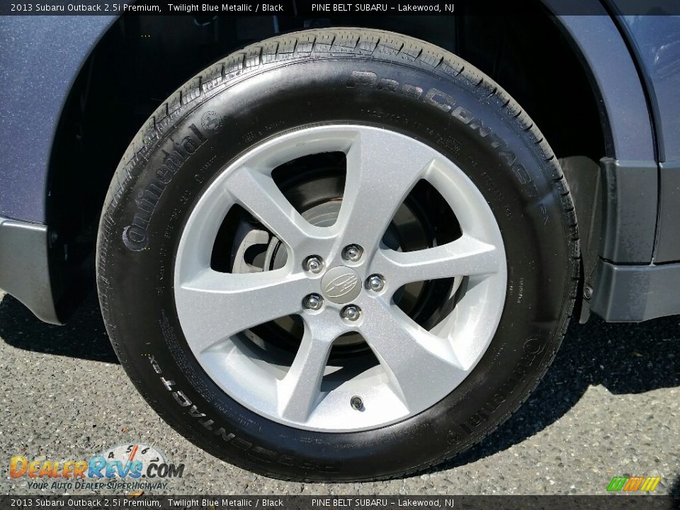 2013 Subaru Outback 2.5i Premium Twilight Blue Metallic / Black Photo #28