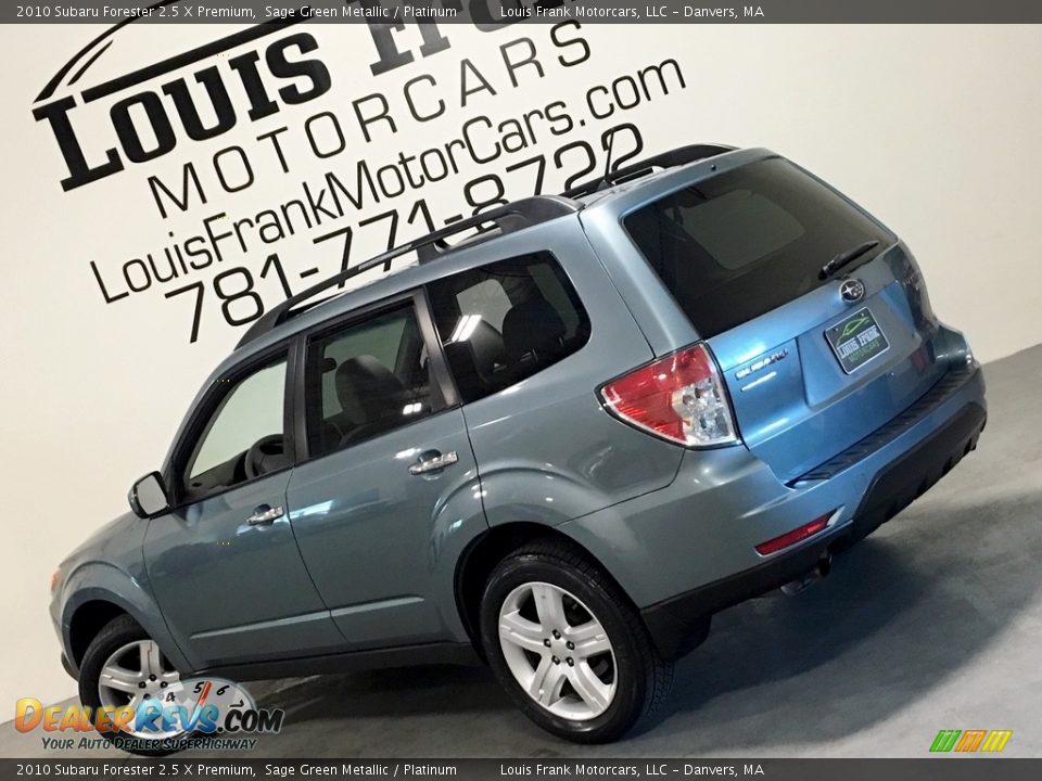 2010 Subaru Forester 2.5 X Premium Sage Green Metallic / Platinum Photo #3