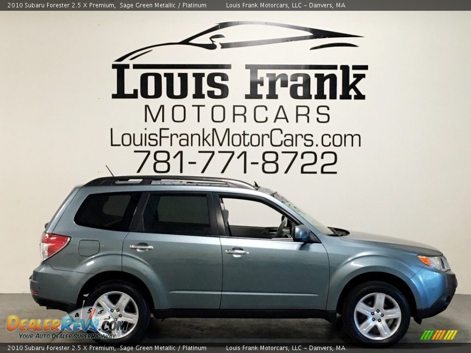 2010 Subaru Forester 2.5 X Premium Sage Green Metallic / Platinum Photo #6