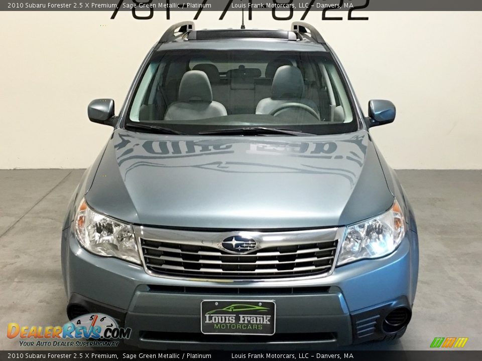 2010 Subaru Forester 2.5 X Premium Sage Green Metallic / Platinum Photo #7