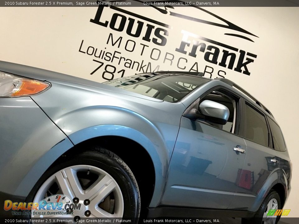 2010 Subaru Forester 2.5 X Premium Sage Green Metallic / Platinum Photo #16