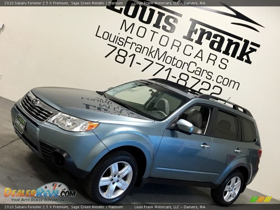 2010 Subaru Forester 2.5 X Premium Sage Green Metallic / Platinum Photo #20