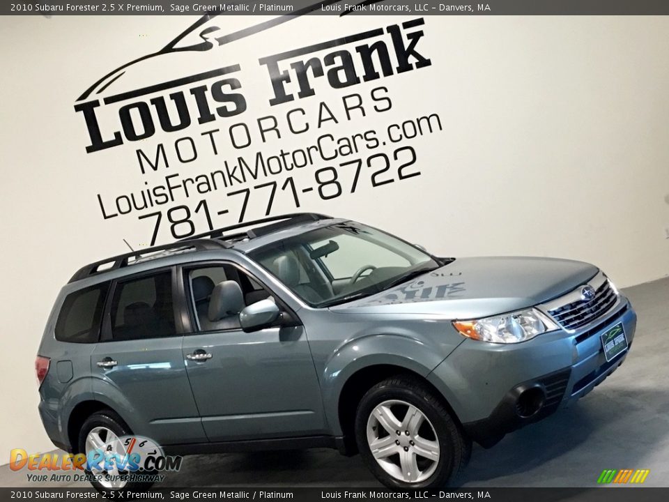 2010 Subaru Forester 2.5 X Premium Sage Green Metallic / Platinum Photo #21