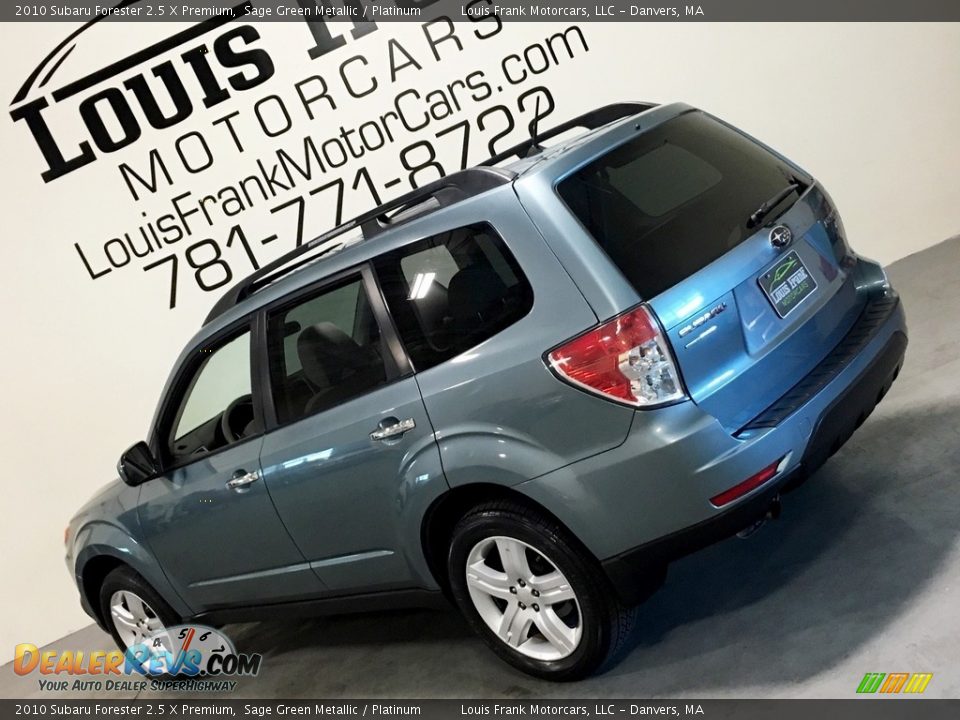 2010 Subaru Forester 2.5 X Premium Sage Green Metallic / Platinum Photo #22