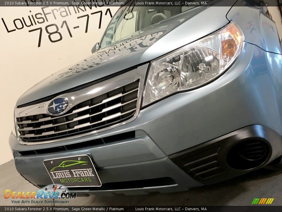 2010 Subaru Forester 2.5 X Premium Sage Green Metallic / Platinum Photo #24