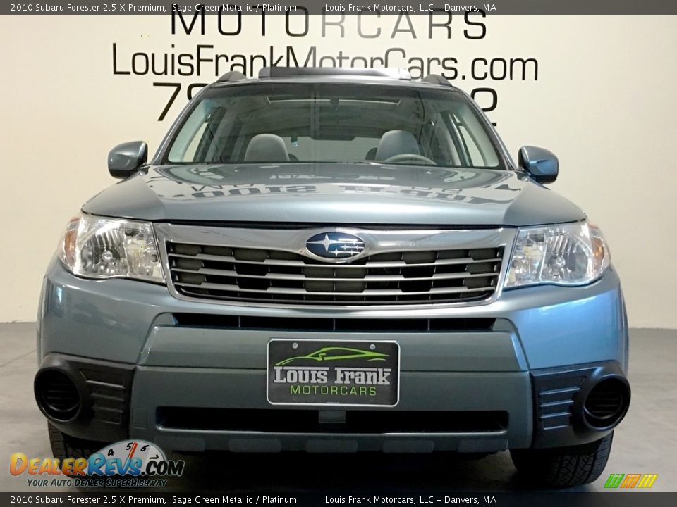 2010 Subaru Forester 2.5 X Premium Sage Green Metallic / Platinum Photo #25