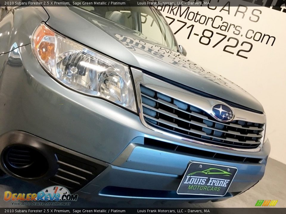 2010 Subaru Forester 2.5 X Premium Sage Green Metallic / Platinum Photo #26