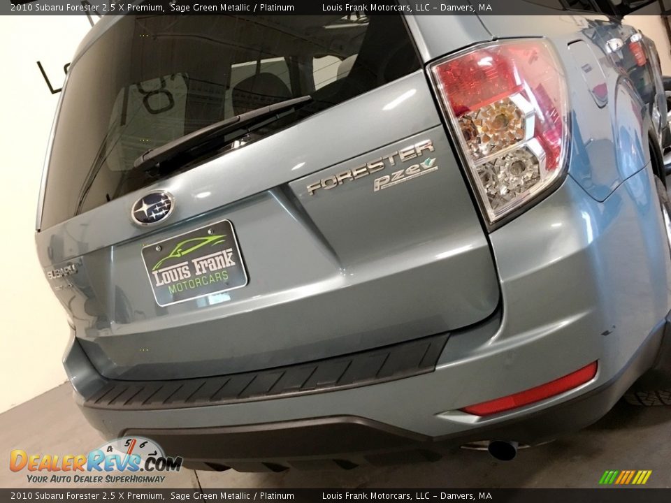 2010 Subaru Forester 2.5 X Premium Sage Green Metallic / Platinum Photo #27