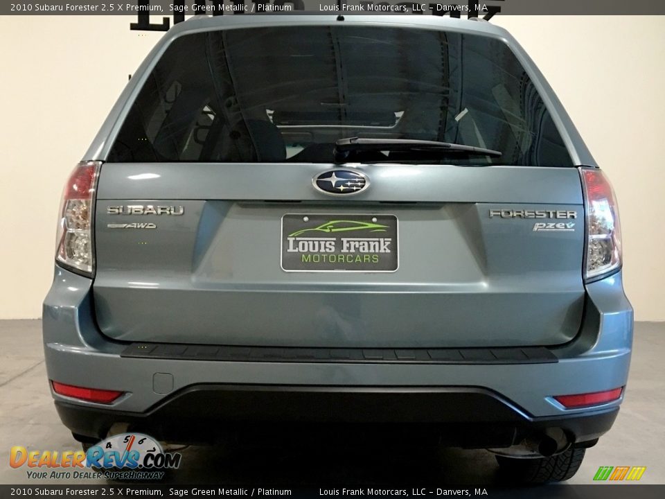 2010 Subaru Forester 2.5 X Premium Sage Green Metallic / Platinum Photo #28