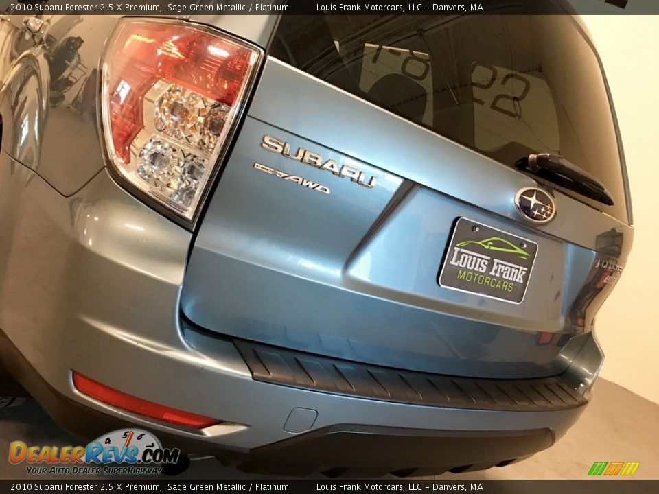 2010 Subaru Forester 2.5 X Premium Sage Green Metallic / Platinum Photo #29