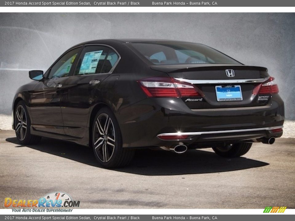 2017 Honda Accord Sport Special Edition Sedan Crystal Black Pearl / Black Photo #2
