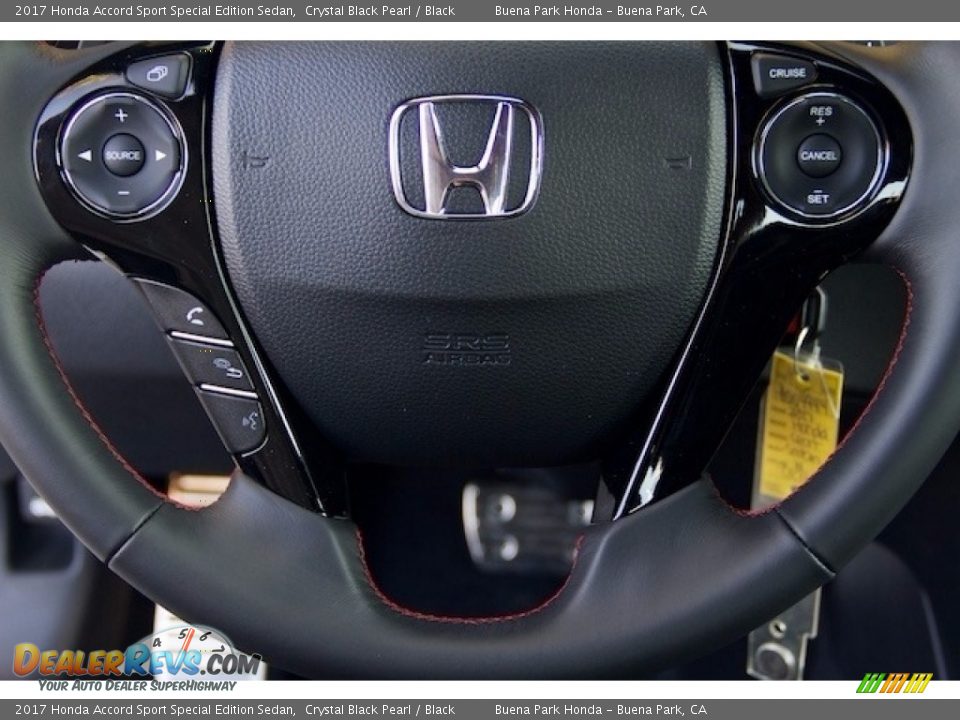 2017 Honda Accord Sport Special Edition Sedan Crystal Black Pearl / Black Photo #9