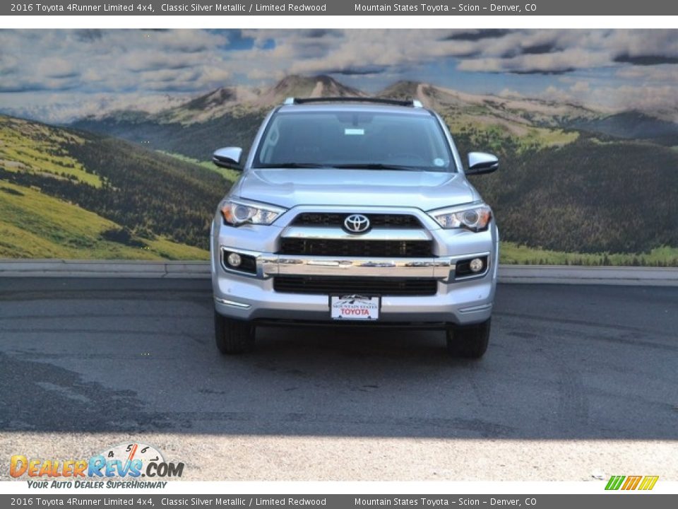 2016 Toyota 4Runner Limited 4x4 Classic Silver Metallic / Limited Redwood Photo #2