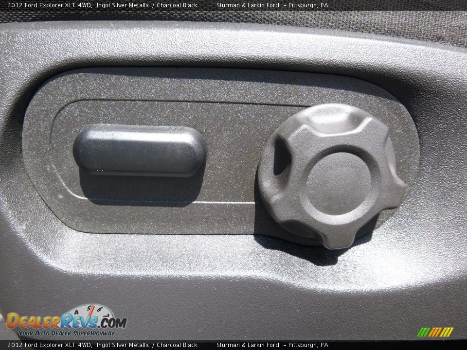 2012 Ford Explorer XLT 4WD Ingot Silver Metallic / Charcoal Black Photo #12