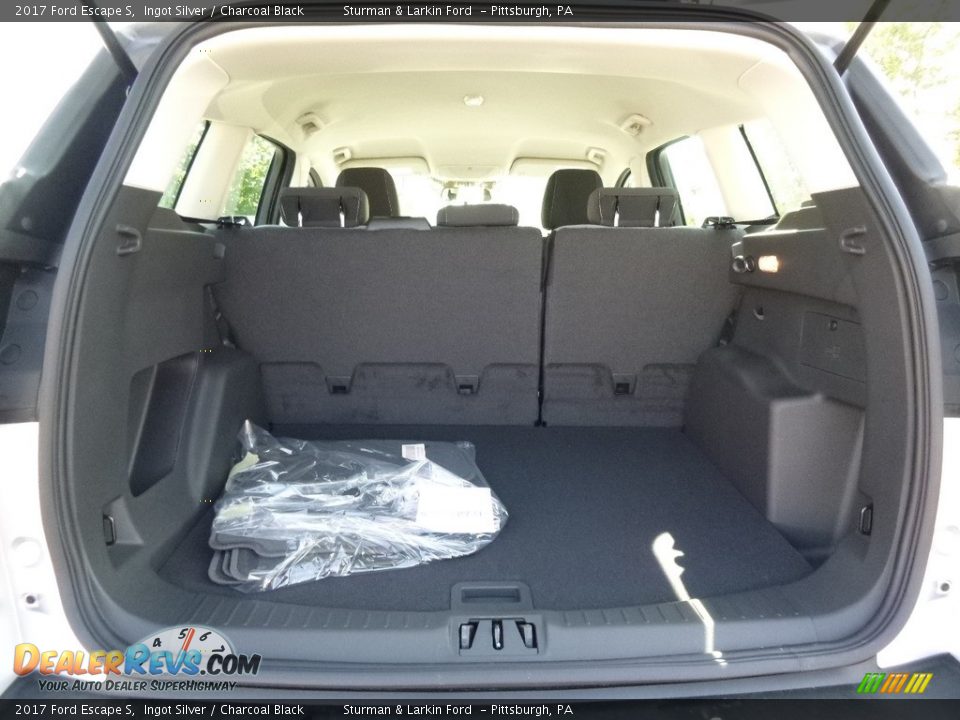 2017 Ford Escape S Ingot Silver / Charcoal Black Photo #3