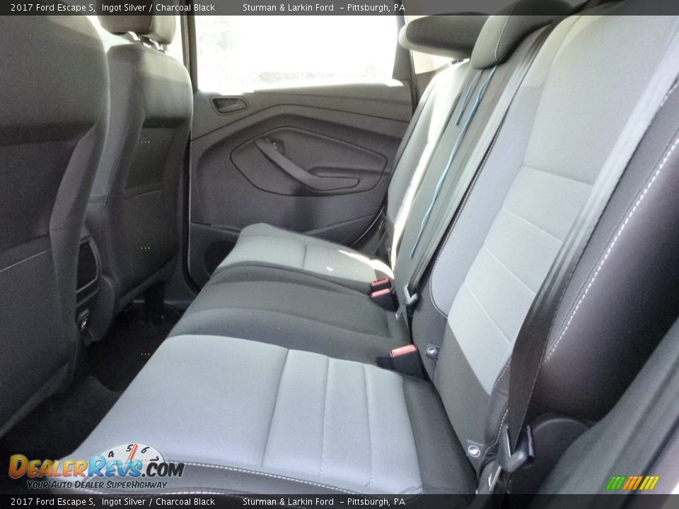 2017 Ford Escape S Ingot Silver / Charcoal Black Photo #8