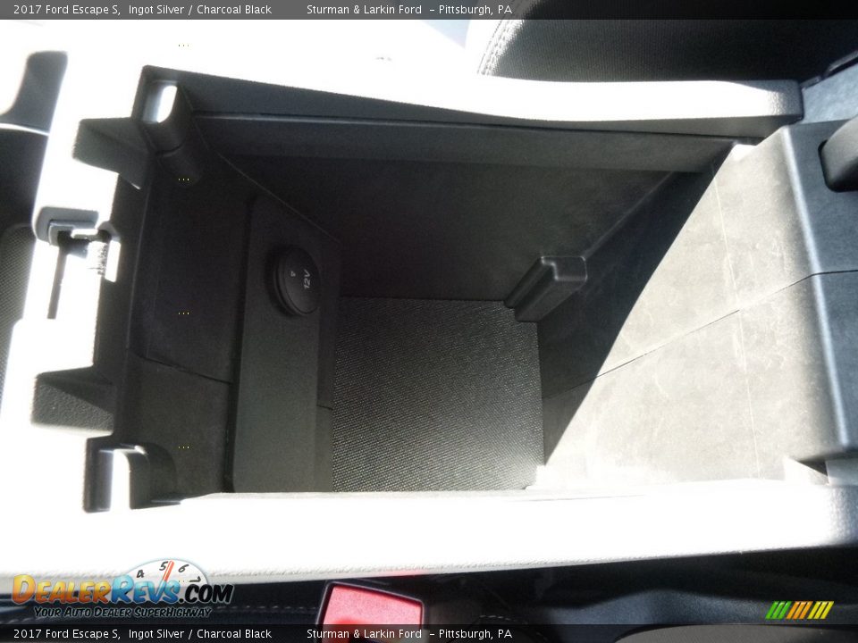 2017 Ford Escape S Ingot Silver / Charcoal Black Photo #13
