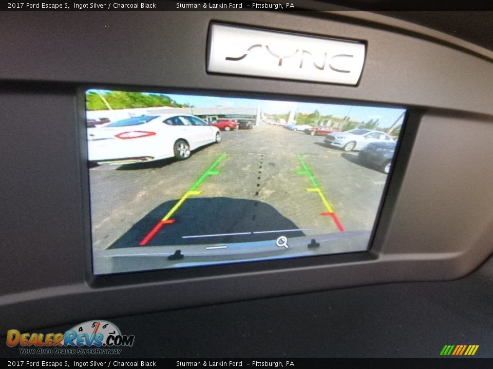 2017 Ford Escape S Ingot Silver / Charcoal Black Photo #14