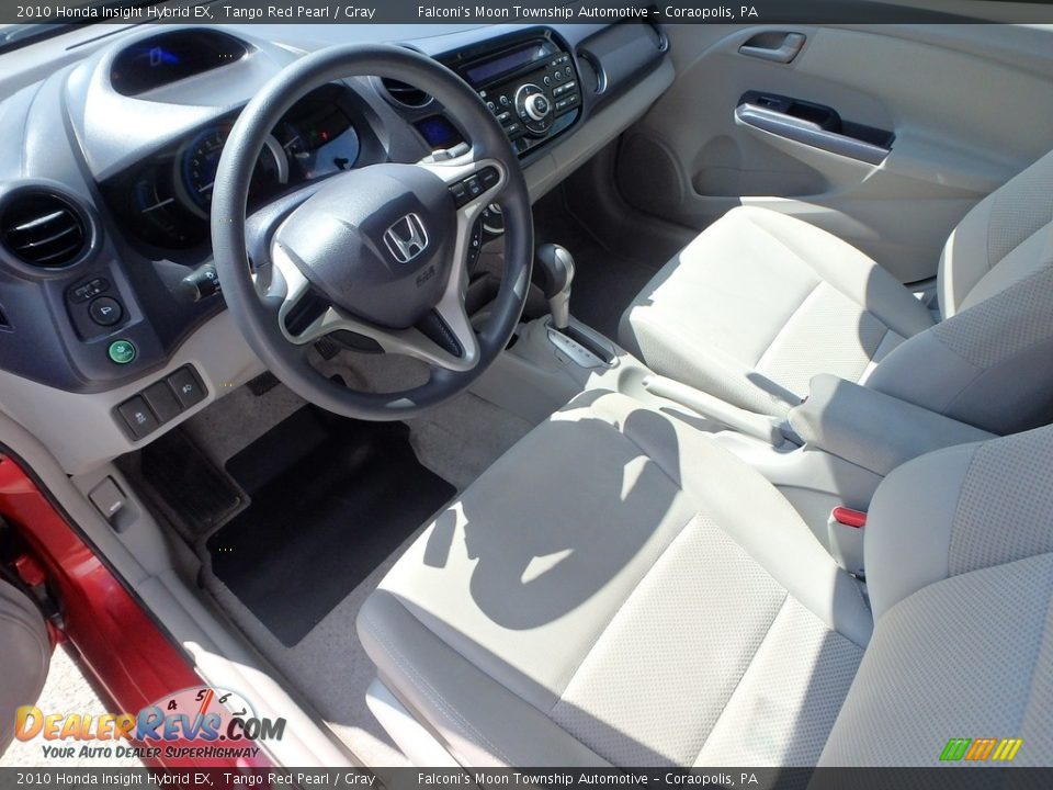 2010 Honda Insight Hybrid EX Tango Red Pearl / Gray Photo #21