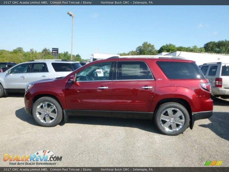 2017 GMC Acadia Limited AWD Crimson Red Tintcoat / Ebony Photo #3