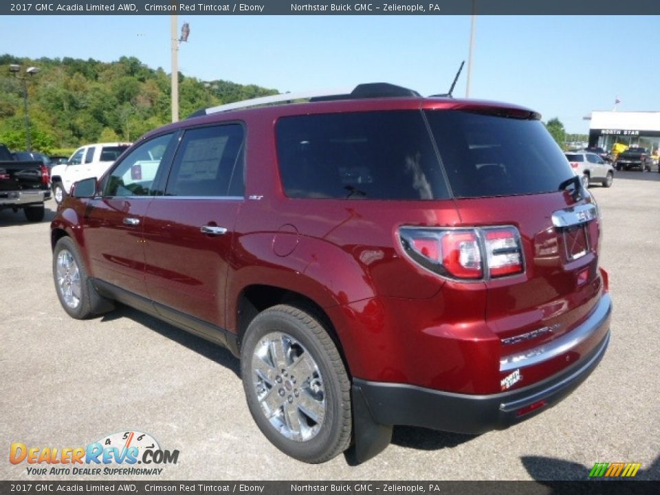 2017 GMC Acadia Limited AWD Crimson Red Tintcoat / Ebony Photo #4