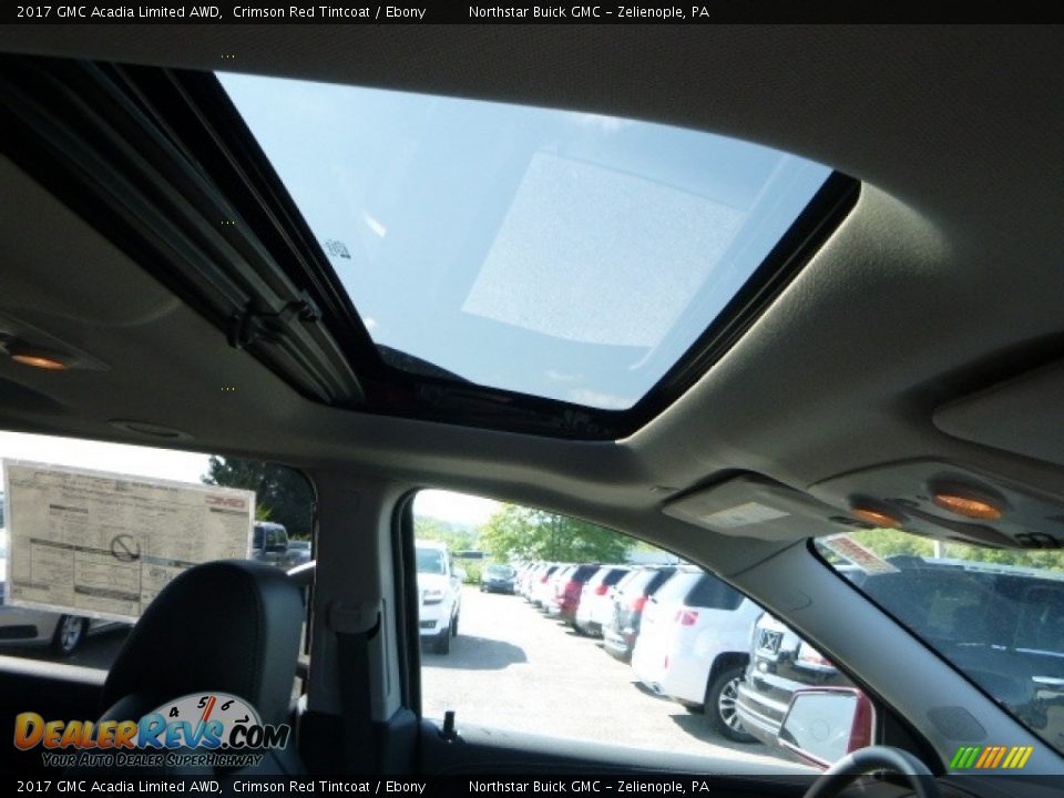 2017 GMC Acadia Limited AWD Crimson Red Tintcoat / Ebony Photo #11