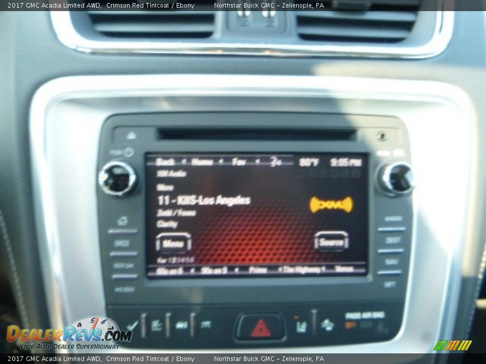 2017 GMC Acadia Limited AWD Crimson Red Tintcoat / Ebony Photo #17