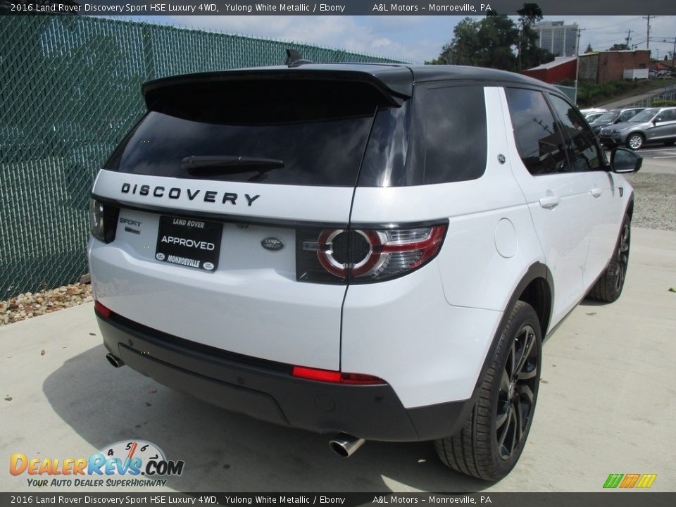 2016 Land Rover Discovery Sport HSE Luxury 4WD Yulong White Metallic / Ebony Photo #4