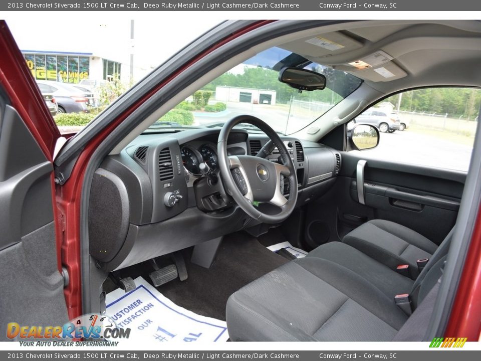 2013 Chevrolet Silverado 1500 LT Crew Cab Deep Ruby Metallic / Light Cashmere/Dark Cashmere Photo #19