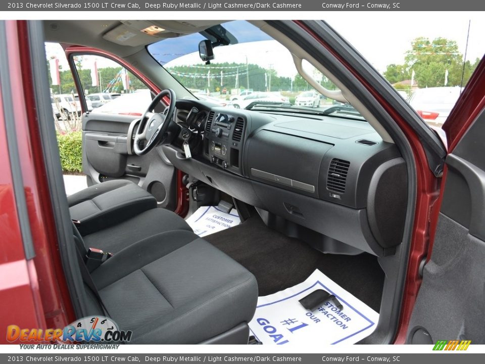 2013 Chevrolet Silverado 1500 LT Crew Cab Deep Ruby Metallic / Light Cashmere/Dark Cashmere Photo #26