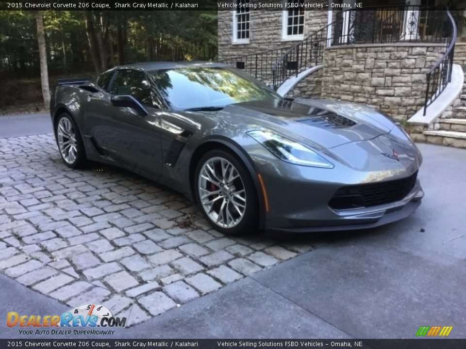 2015 Chevrolet Corvette Z06 Coupe Shark Gray Metallic / Kalahari Photo #1