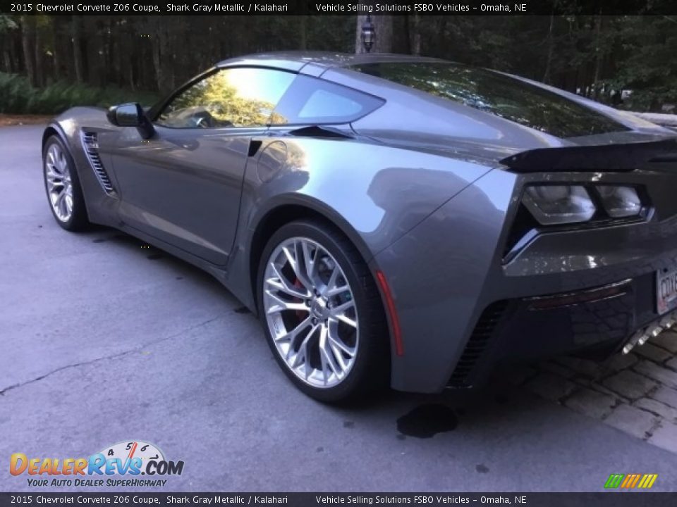 2015 Chevrolet Corvette Z06 Coupe Shark Gray Metallic / Kalahari Photo #3