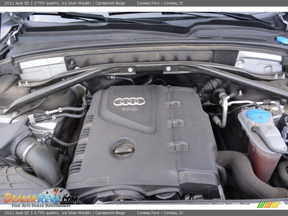 2012 Audi Q5 2.0 TFSI quattro Ice Silver Metallic / Cardamom Beige Photo #20