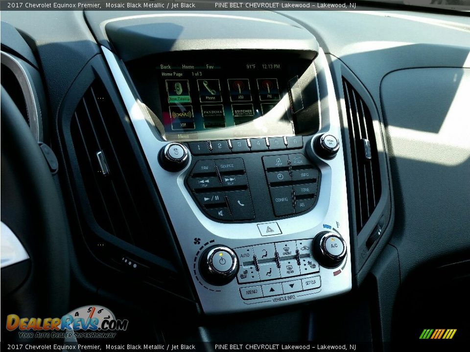 2017 Chevrolet Equinox Premier Mosaic Black Metallic / Jet Black Photo #10
