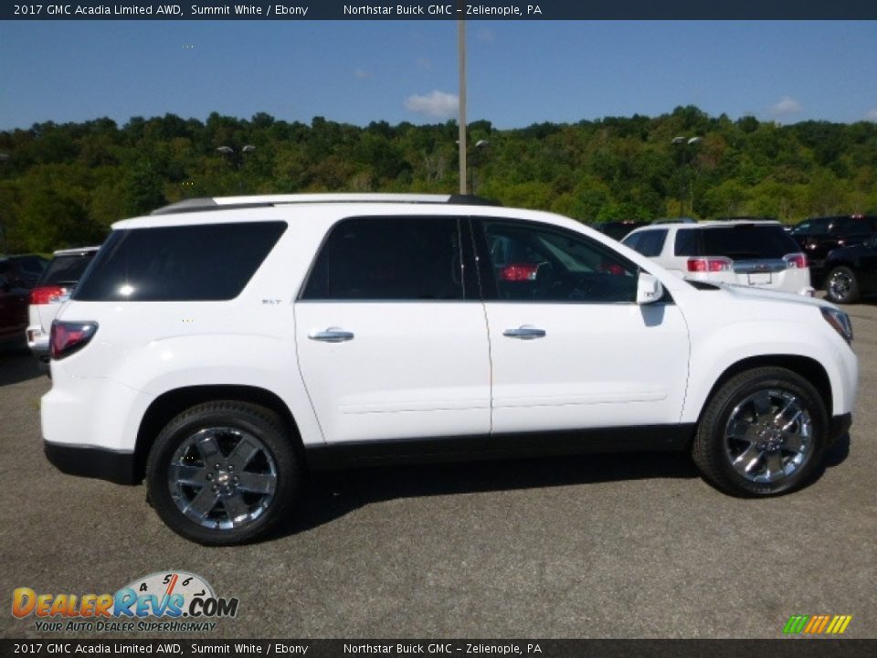2017 GMC Acadia Limited AWD Summit White / Ebony Photo #3