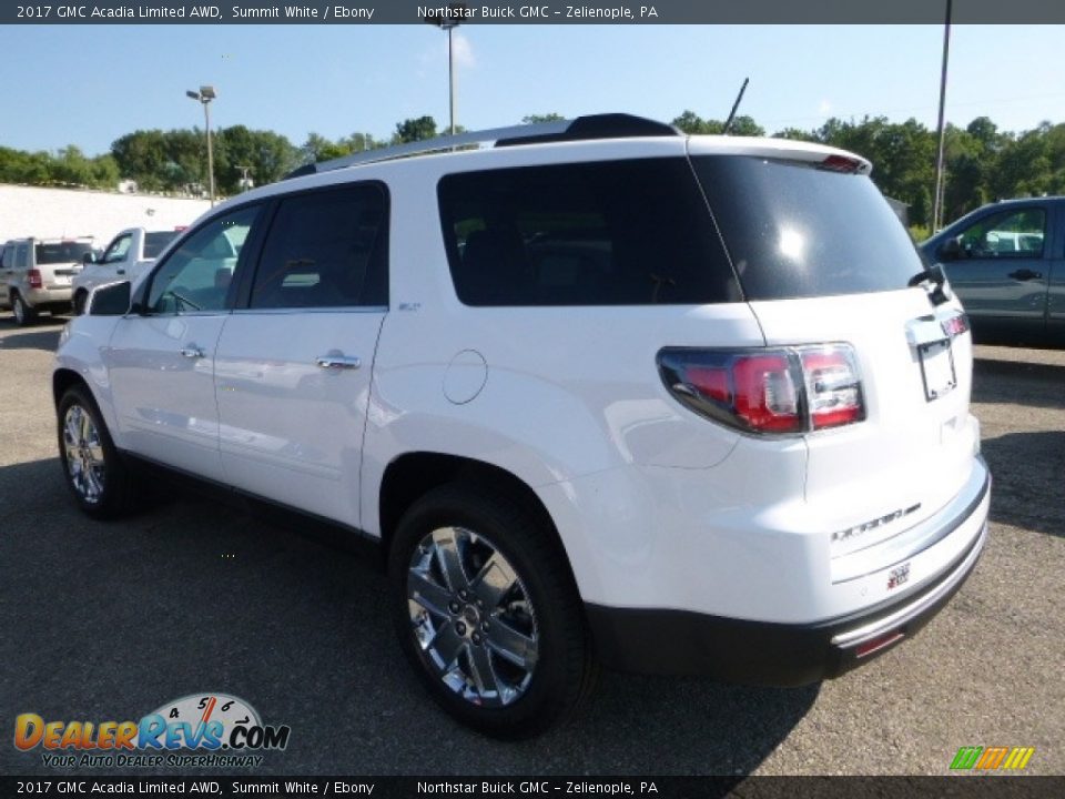 2017 GMC Acadia Limited AWD Summit White / Ebony Photo #11