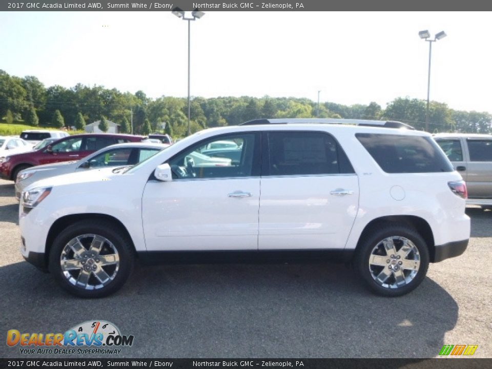 2017 GMC Acadia Limited AWD Summit White / Ebony Photo #12