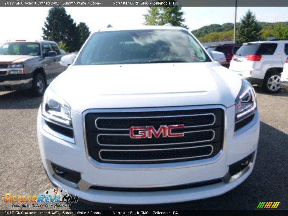 2017 GMC Acadia Limited AWD Summit White / Ebony Photo #13
