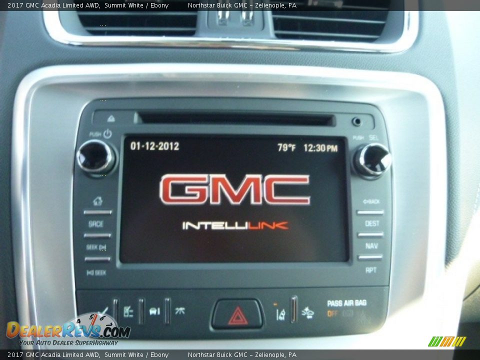 2017 GMC Acadia Limited AWD Summit White / Ebony Photo #17